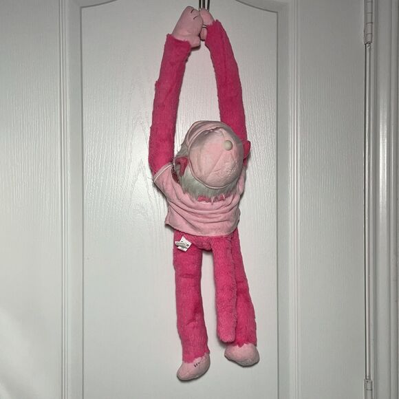 MLB Houston Astros Baseball Rally Monkey Stuffed Plush Doll 18" Pink FOCO - Picture 2 of 16